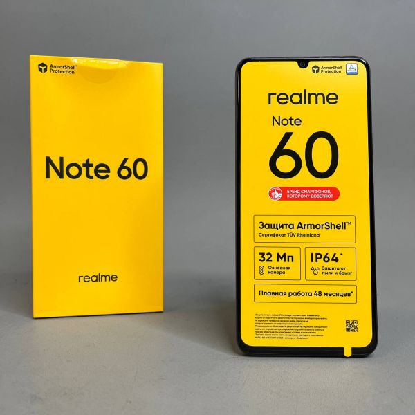 Смартфон realme Note 60 6/128 ГБ, RMX3933, Небесный голубой