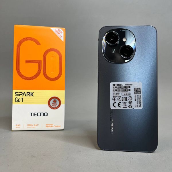 Смартфон TECNO Spark Go 1 3/64Gb RU, Dual nano SIM, startrail black