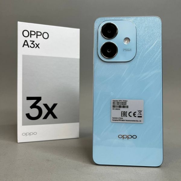 Смартфон Oppo A3x 4/128Gb Лазурный