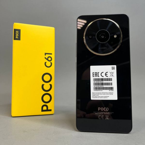 Смартфон Xiaomi POCO C61 4/128GB, Dual nano SIM, чёрный