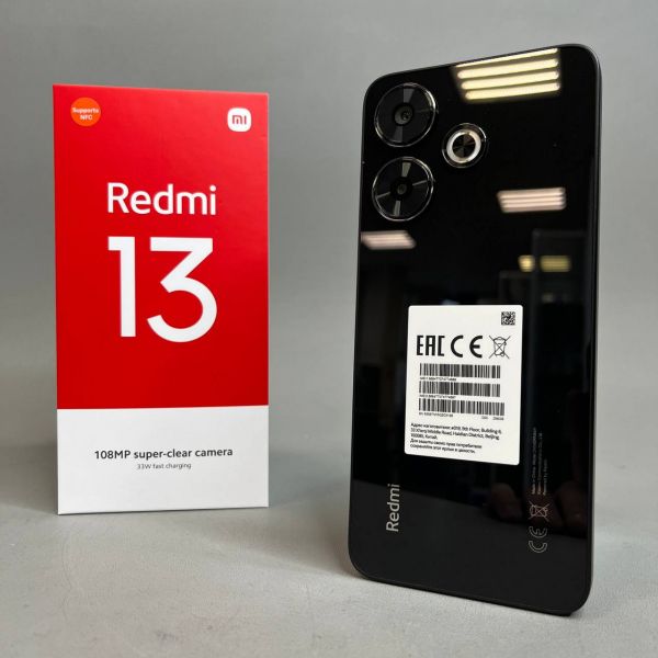 Смартфон Xiaomi Redmi 13 8/256 ГБ Global, Dual nano SIM, черный