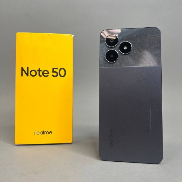 Смартфон realme Note 50 3/64 ГБ RMX3834, Полуночный черный