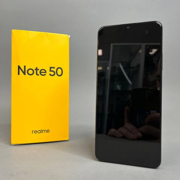 Смартфон realme Note 50 3/64 ГБ RMX3834, Полуночный черный