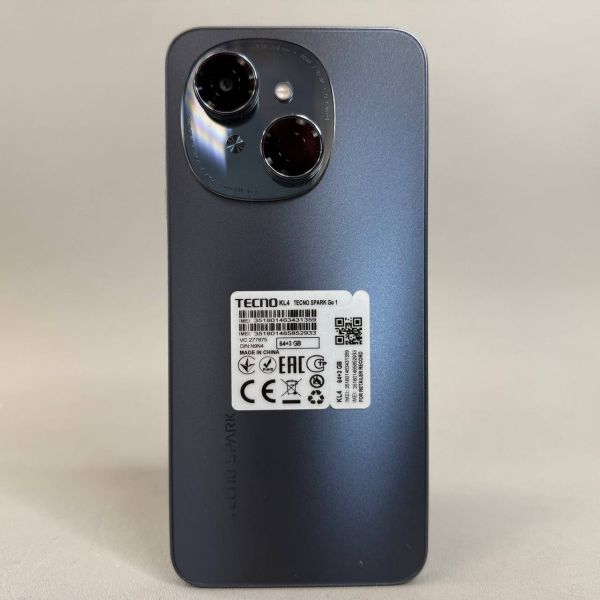 Смартфон TECNO Spark Go 1 3/64Gb RU, Dual nano SIM, startrail black
