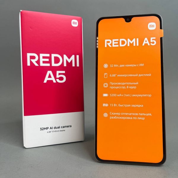 Смартфон Xiaomi Redmi A5 4/128Gb RU, Dual nano SIM, золотой
