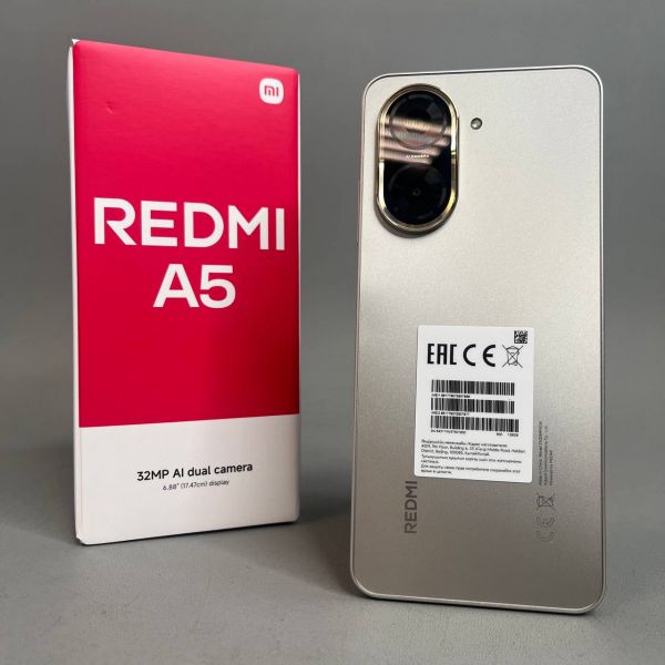 Смартфон Xiaomi Redmi A5 4/128Gb RU, Dual nano SIM, золотой