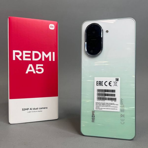 Смартфон Xiaomi Redmi A5 4/128Gb RU, Dual nano SIM, зеленый