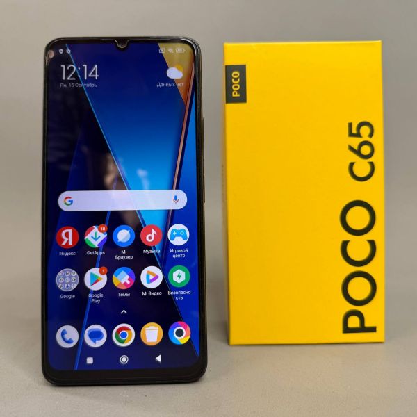 Смартфон POCO C65 8/256 ГБ RU, Dual nano SIM, черный