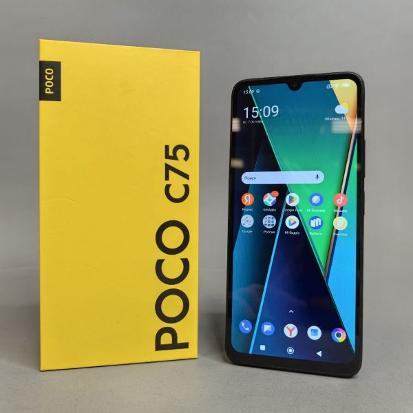 Смартфон Xiaomi POCO C75 8/256 ГБ RU, Dual nano SIM, черный