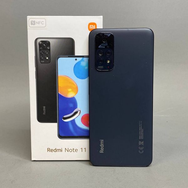 Смартфон Xiaomi Redmi Note 11 4/64 ГБ RU, Dual nano SIM, серый графит