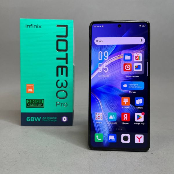 Смартфон Infinix Note 30 Pro (X678B) 8/256 ГБ Global для РФ, Dual nano SIM, волшебный черный