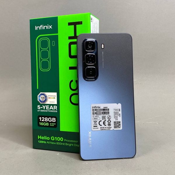 Смартфон Infinix HOT 50 8/128 ГБ черный