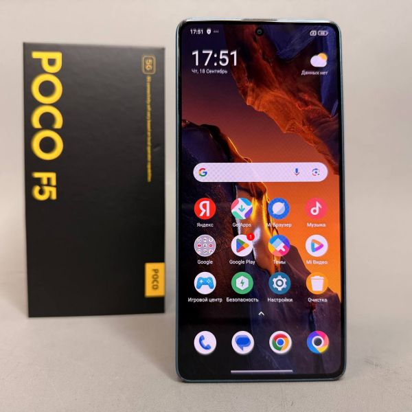 Смартфон Xiaomi POCO F5 Global 12/256 ГБ, синий