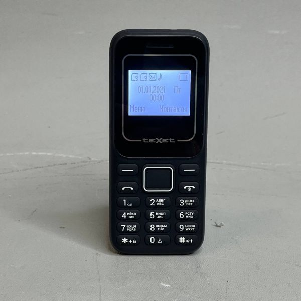 Телефон Texet TM-120 черно-красный