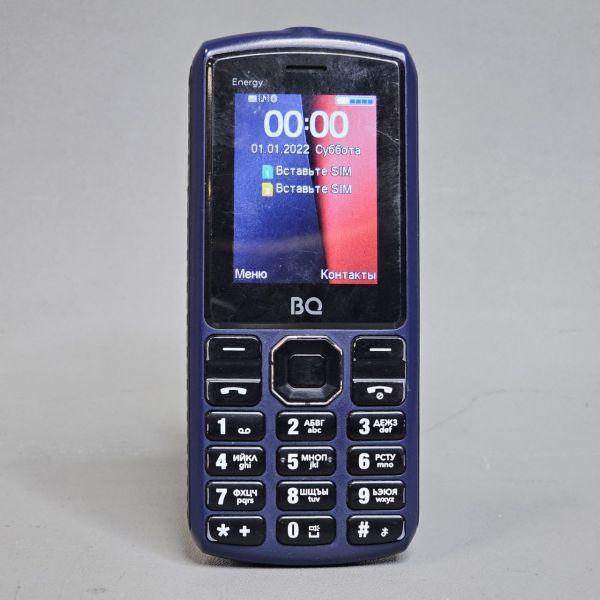 Мобильный телефон BQ 2452 Energy Blue+Black с 2-мя СИМ-картами