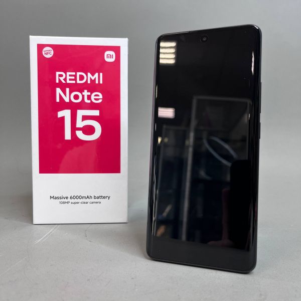 Смартфон Xiaomi Redmi Note 15 8/128Gb RU, Dual nano SIM, Black
