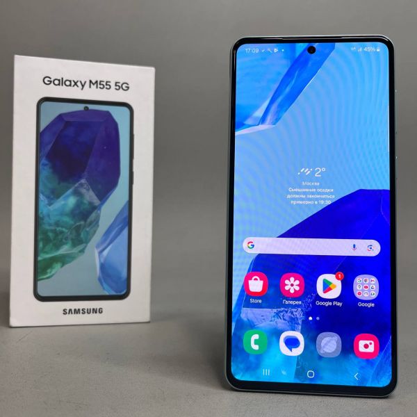 Смартфон Samsung Galaxy M55, 8/128Gb, Light Green 
