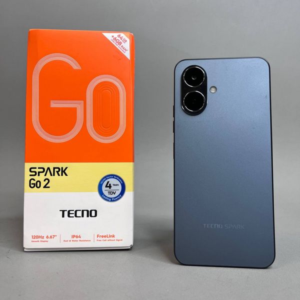 Смартфон TECNO Spark Go 2 3/64GB черный