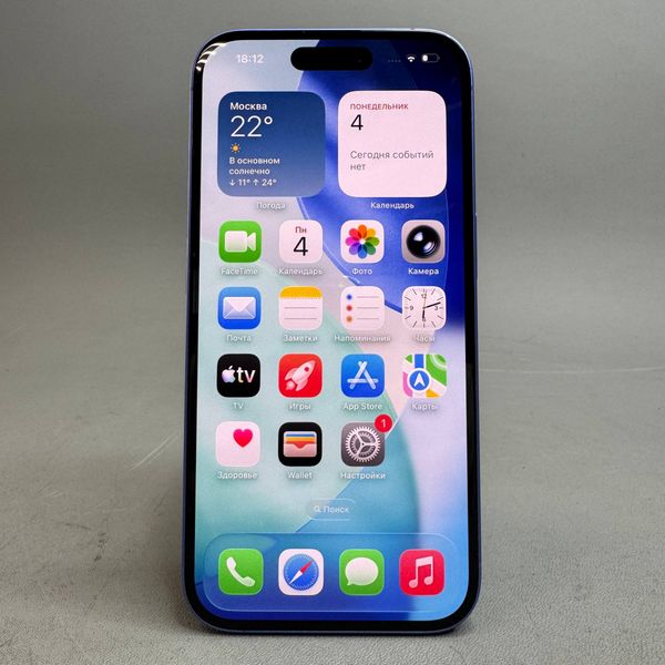 Смартфон Apple iPhone 16 256 Gb Dual: Sim +eSIM, ultramarine (синий)