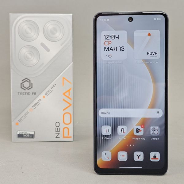 Смартфон TECNO Pova 7 Neo 8/256GB черный 