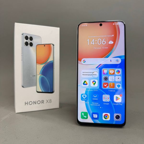 Смартфон Honor X8 6/128GB Серебристый