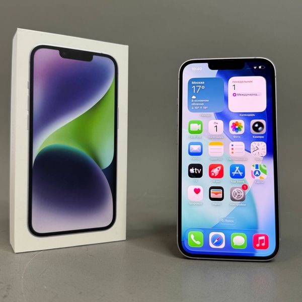Смартфон Apple iPhone 14 128 ГБ , nano SIM+ eSIM, фиолетовый