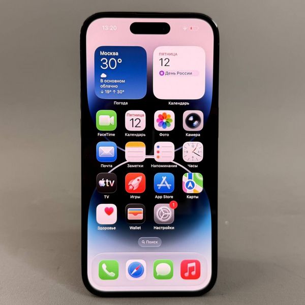 Смартфон Apple iPhone 14 pro 128GB, nano SIM + eSIM  Космический Черный  