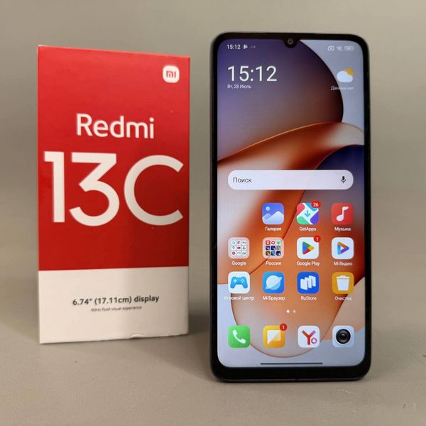 Смартфон Xiaomi Redmi 13C 256 ГБ черный