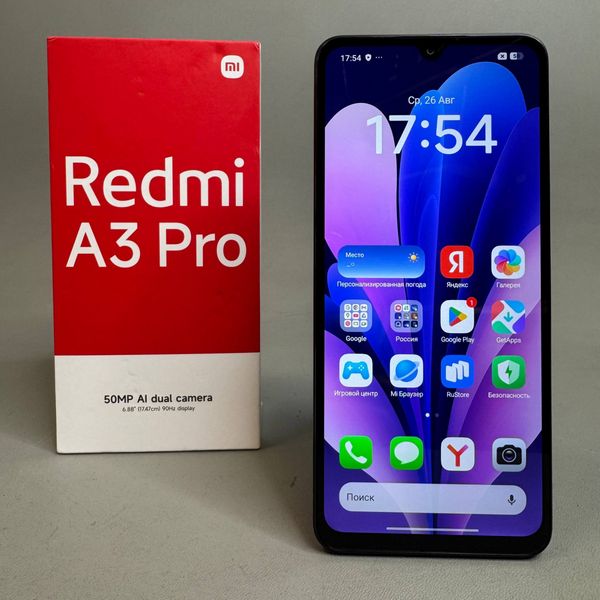 Смартфон Xiaomi Redmi A3 Pro 4/128GB Черный