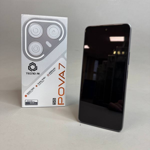 Смартфон Tecno POVA 7 5G 8/256ГБ, Geek Black черный