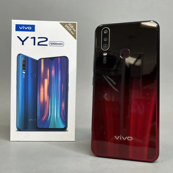 Смартфон Vivo Y12 3/64Gb красный