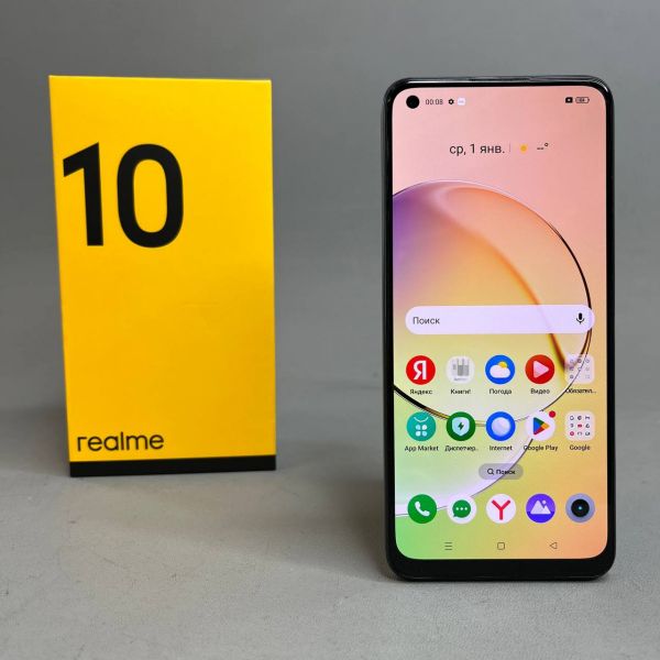 Смартфон realme 10 4G 8/256 ГБ, RU, Dual nano SIM, синий