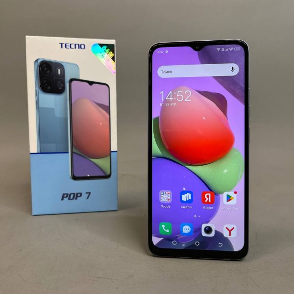 Смартфон Tecno Pop 7 2+64 Гб, RU, фиолетовый