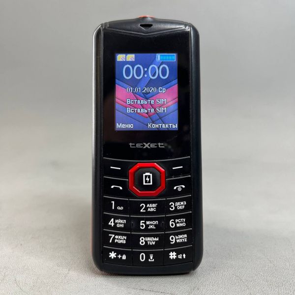 TeXet TM-D206, черный/красный