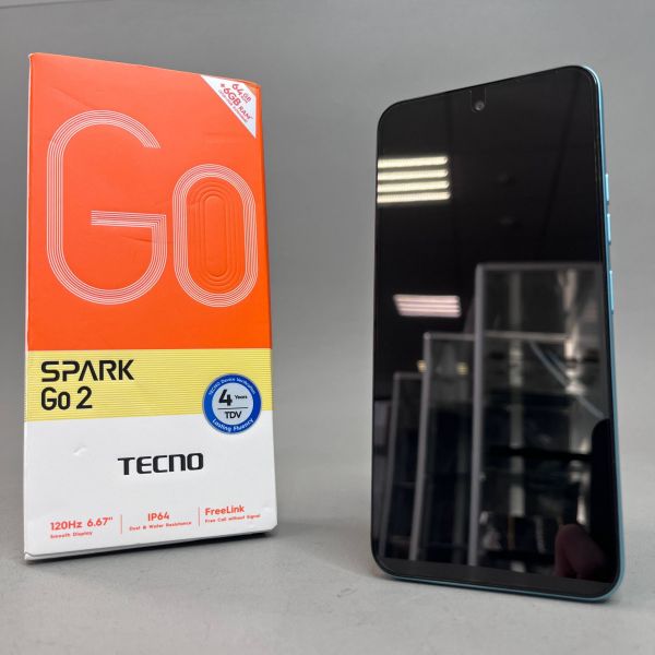 Смартфон Tecno Spark Go 2 3/64Gb Green, 6.67