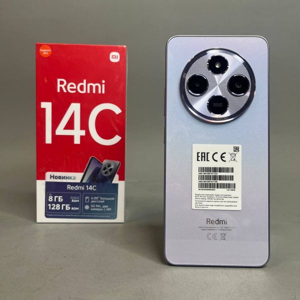 Смартфон Xiaomi Redmi 14C, 4/128Gb, 5160 mAh, Dreamy Purple (Фиолетовый)