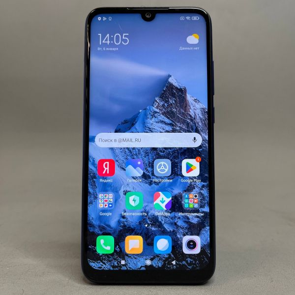 Смартфон Xiaomi Redmi Note 7 4/64 ГБ RU, Dual nano SIM, нептуновый синий