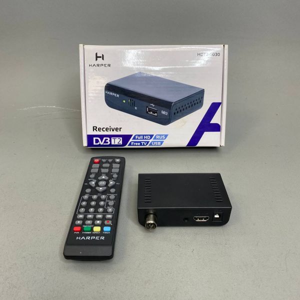 Цифровой телевизионный DVB-T2 приемник HARPER HDT2-1030