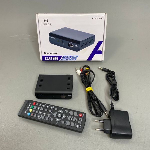 Цифровой телевизионный DVB-T2 приемник HARPER HDT2-1030