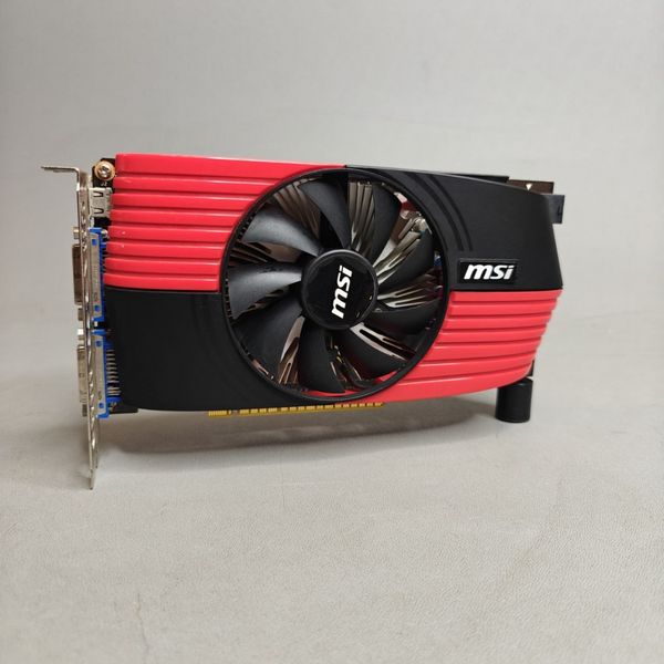 Видеокарта MSI NVIDIA GeForce GTX 550Ti 1ГБ GDDR5, (n550gtx-ti-m2d1gd5/oc)